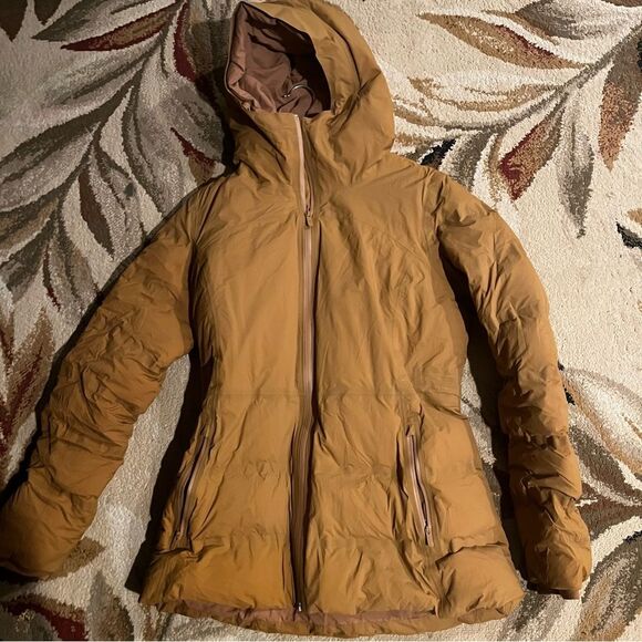 Lululemon sleet street jacket brown size 8 - Picture 1 of 7